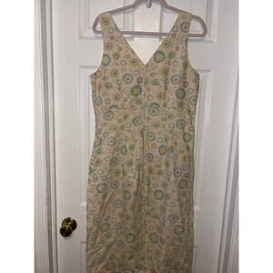 Janesville linen floral print dress size 14